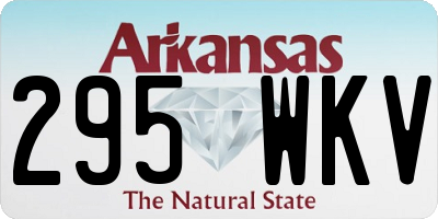 AR license plate 295WKV