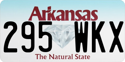 AR license plate 295WKX