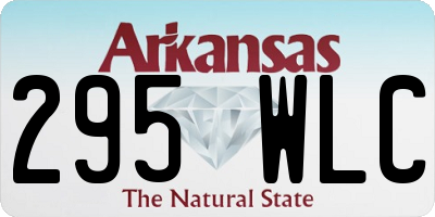 AR license plate 295WLC