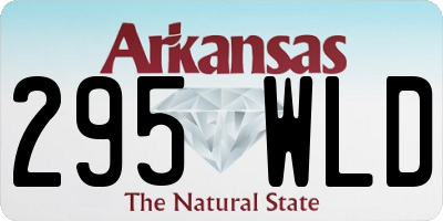 AR license plate 295WLD