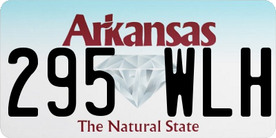 AR license plate 295WLH