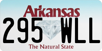 AR license plate 295WLL