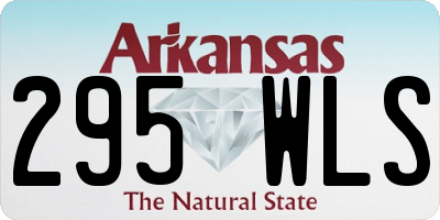 AR license plate 295WLS