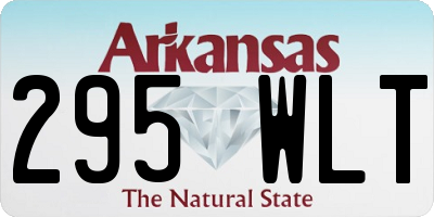 AR license plate 295WLT