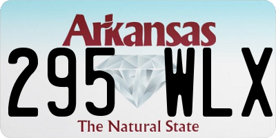 AR license plate 295WLX