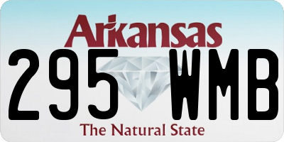 AR license plate 295WMB