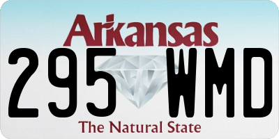 AR license plate 295WMD