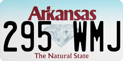 AR license plate 295WMJ