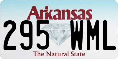 AR license plate 295WML