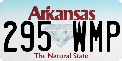 AR license plate 295WMP