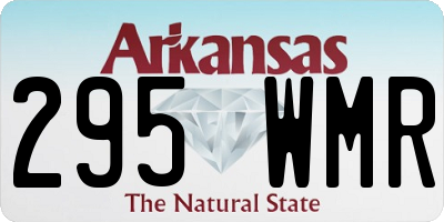 AR license plate 295WMR