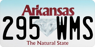 AR license plate 295WMS