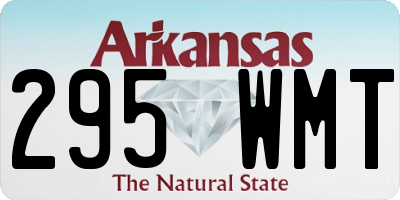 AR license plate 295WMT