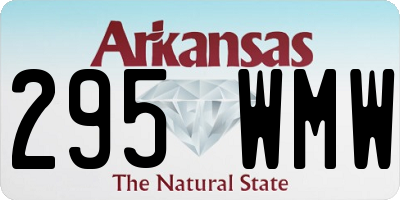 AR license plate 295WMW
