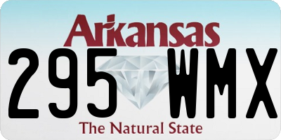 AR license plate 295WMX