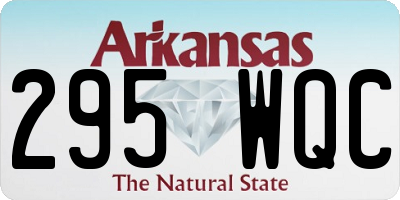 AR license plate 295WQC