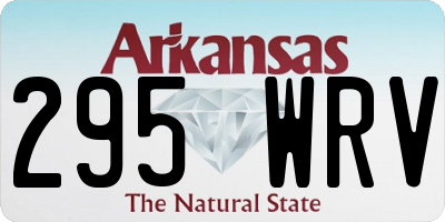 AR license plate 295WRV