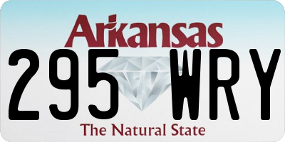 AR license plate 295WRY