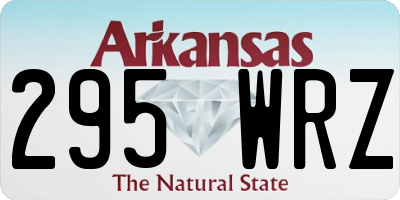AR license plate 295WRZ