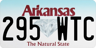 AR license plate 295WTC