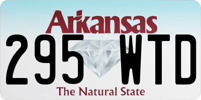 AR license plate 295WTD