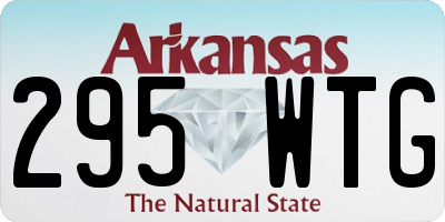 AR license plate 295WTG