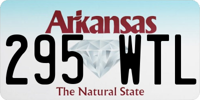 AR license plate 295WTL