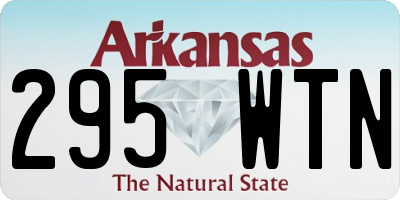 AR license plate 295WTN