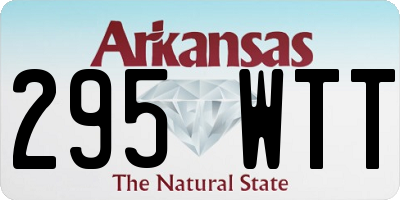 AR license plate 295WTT