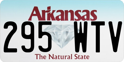 AR license plate 295WTV
