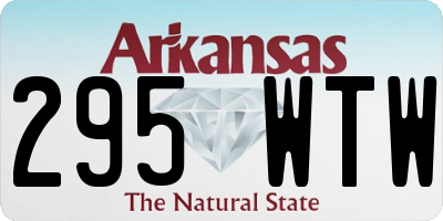 AR license plate 295WTW
