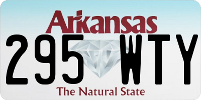 AR license plate 295WTY