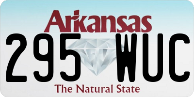AR license plate 295WUC