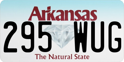 AR license plate 295WUG