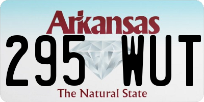 AR license plate 295WUT