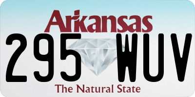 AR license plate 295WUV