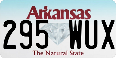 AR license plate 295WUX