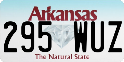 AR license plate 295WUZ