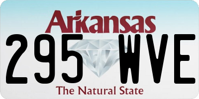 AR license plate 295WVE
