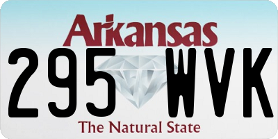 AR license plate 295WVK