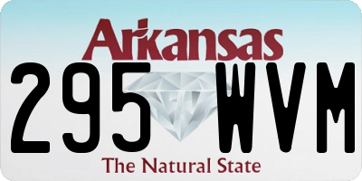 AR license plate 295WVM