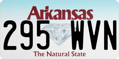 AR license plate 295WVN