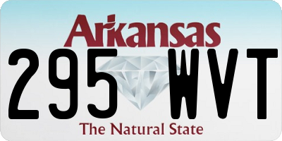 AR license plate 295WVT