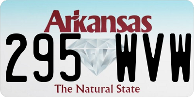 AR license plate 295WVW