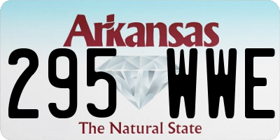 AR license plate 295WWE