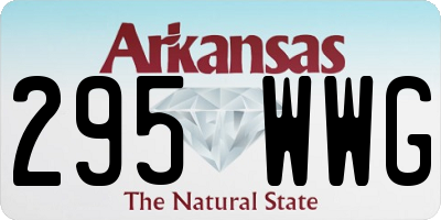 AR license plate 295WWG