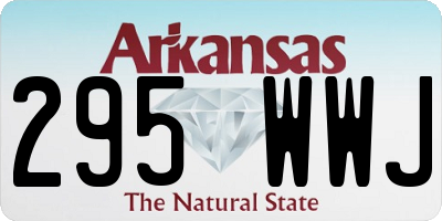 AR license plate 295WWJ