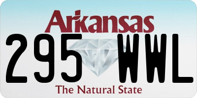 AR license plate 295WWL