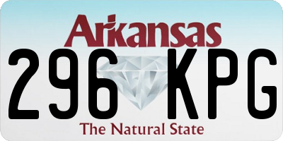 AR license plate 296KPG