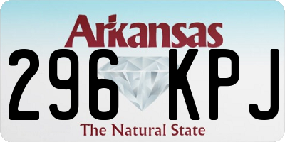 AR license plate 296KPJ